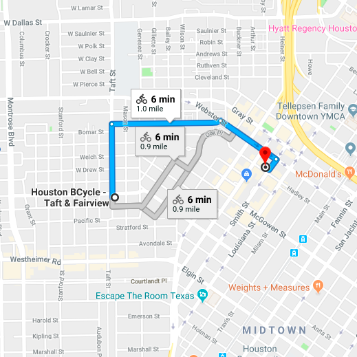 Midtown Barhop - There’s tons to explore in Midtown–please ride responsibly! Stops include Little Woodrow’s, Cuchara, and Pub Fiction.